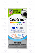 Centrum Silver Men 50+ – Complete Multivitamin – 100 Tablets