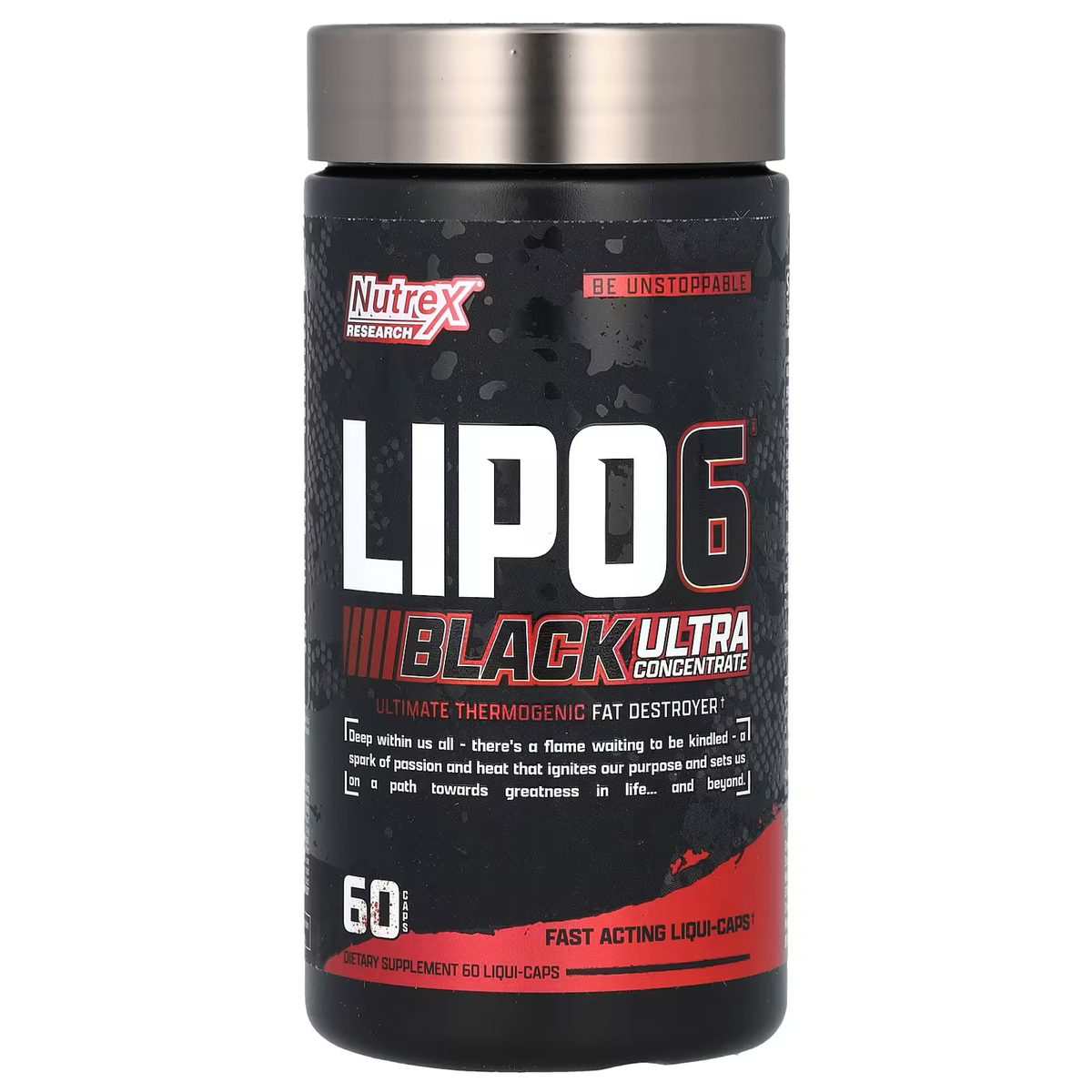 LIPO6 Black Ultra Concentrate – 60 Liqui-Caps