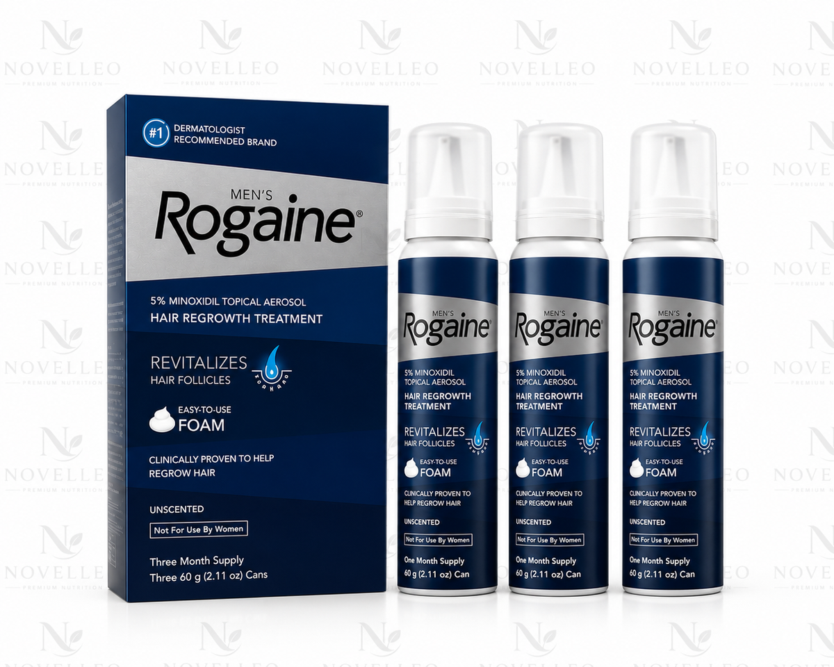 Rogaine Men’s Foam 5% Minoxidil – 3 Month Supply