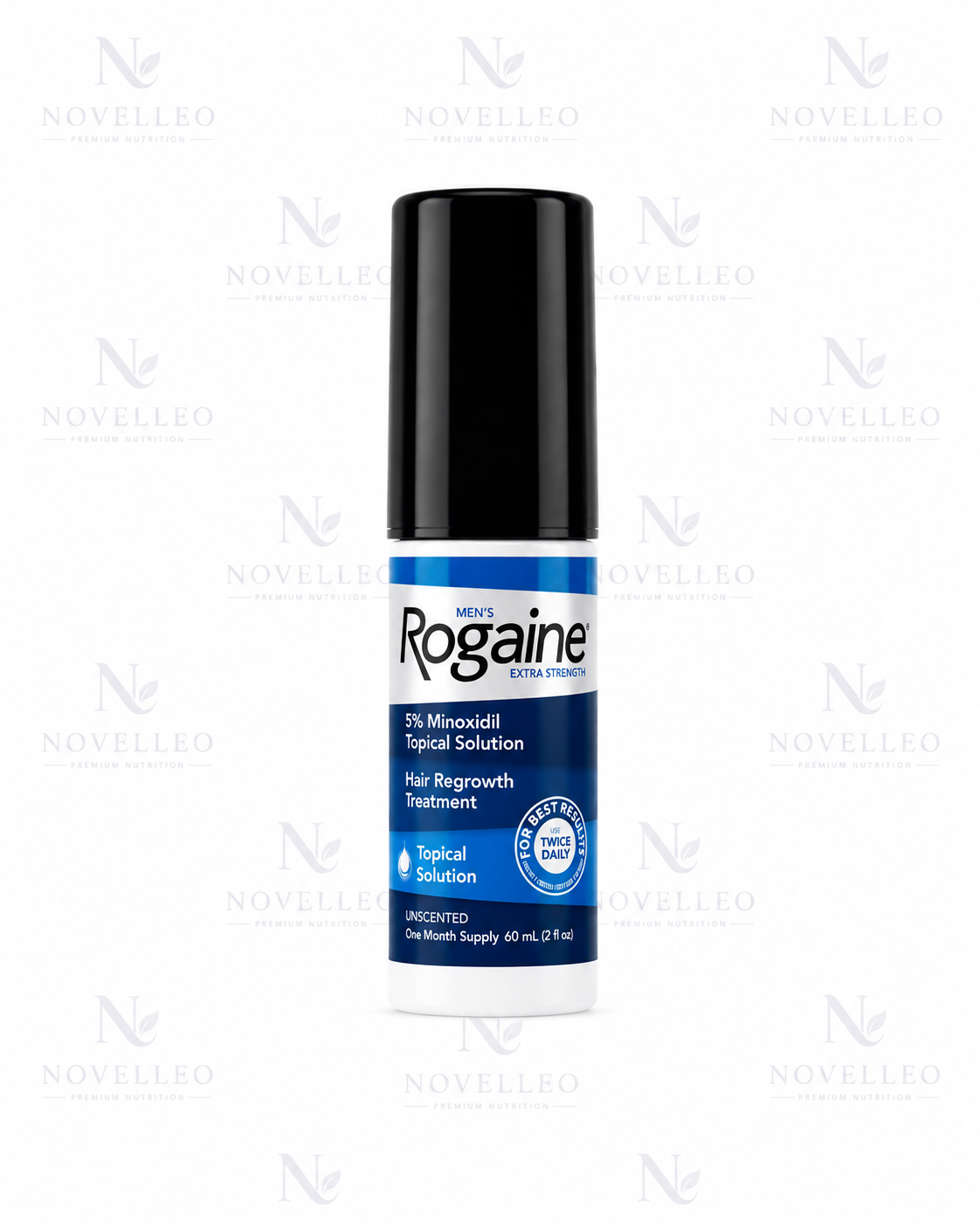 Rogaine Men Extra Strength 5% Minoxidil Topical Solution – 3 Bottles (3 Month Supply)